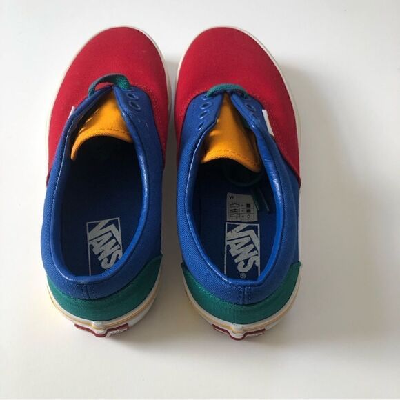 Vans Era primary color block lace up sneakers NWOT child’s size 1.5 - Picture 4 of 8